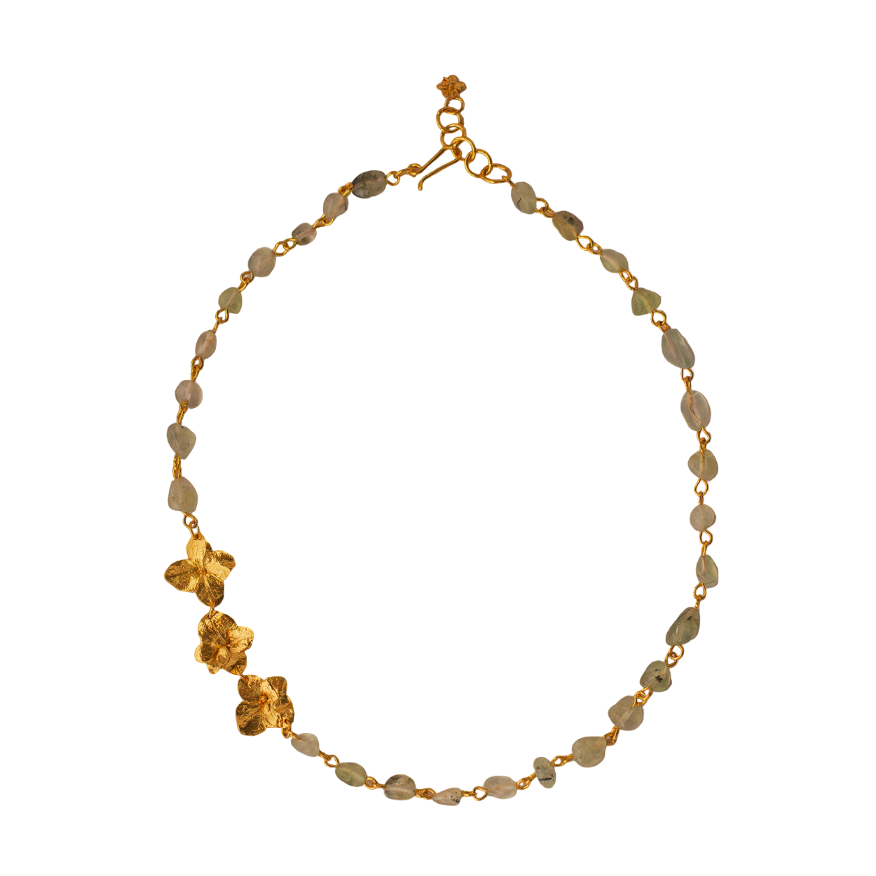 Collar Choker Cuarzos Tres Hortensia