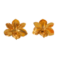 Pendiente de botón Orquidea Vanda Baby