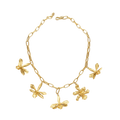 Collar Statement Orquidea P Sceptra & Chocolate