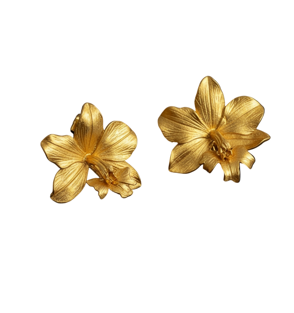 Pendiente Orquidea Epidendrum Radicans