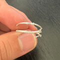 Anillo Ramita Ramificada Plata recicladalógica