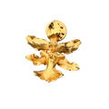 Broche Prendedor Orquidea Chocolate