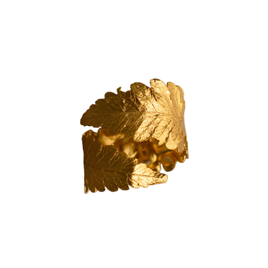 Anillo Entero Helecho Canela