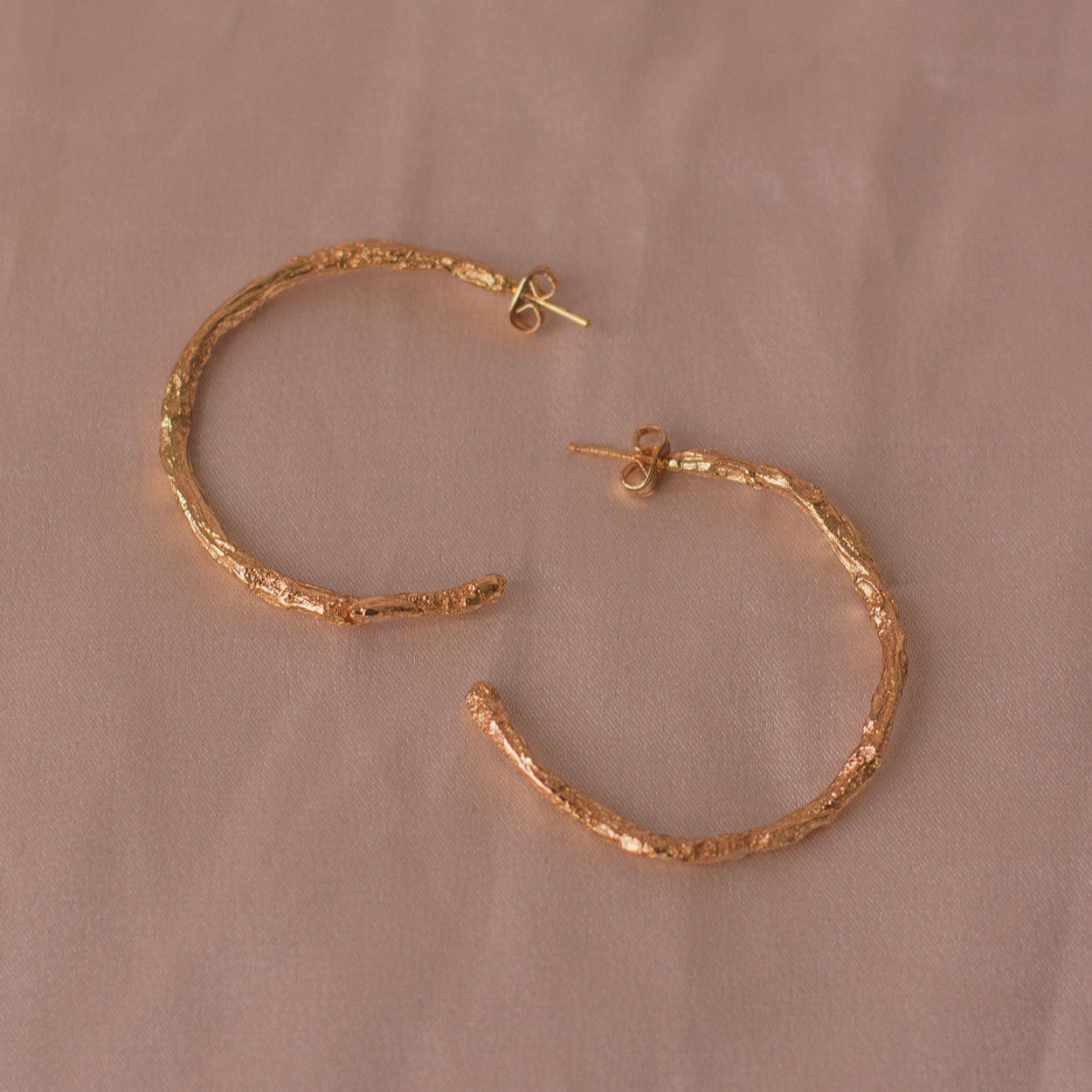 Aretes Candonga Ramita Palma Grandes