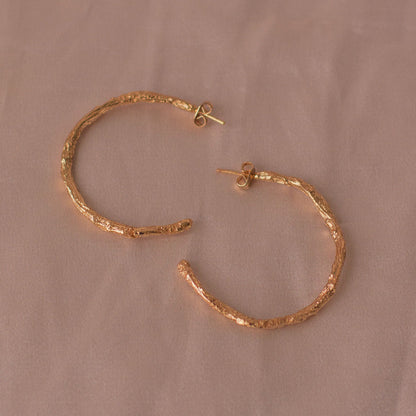 Aretes Candonga Ramita Palma Grandes