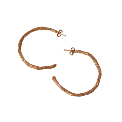 Aretes Candonga Ramita Palma Grandes