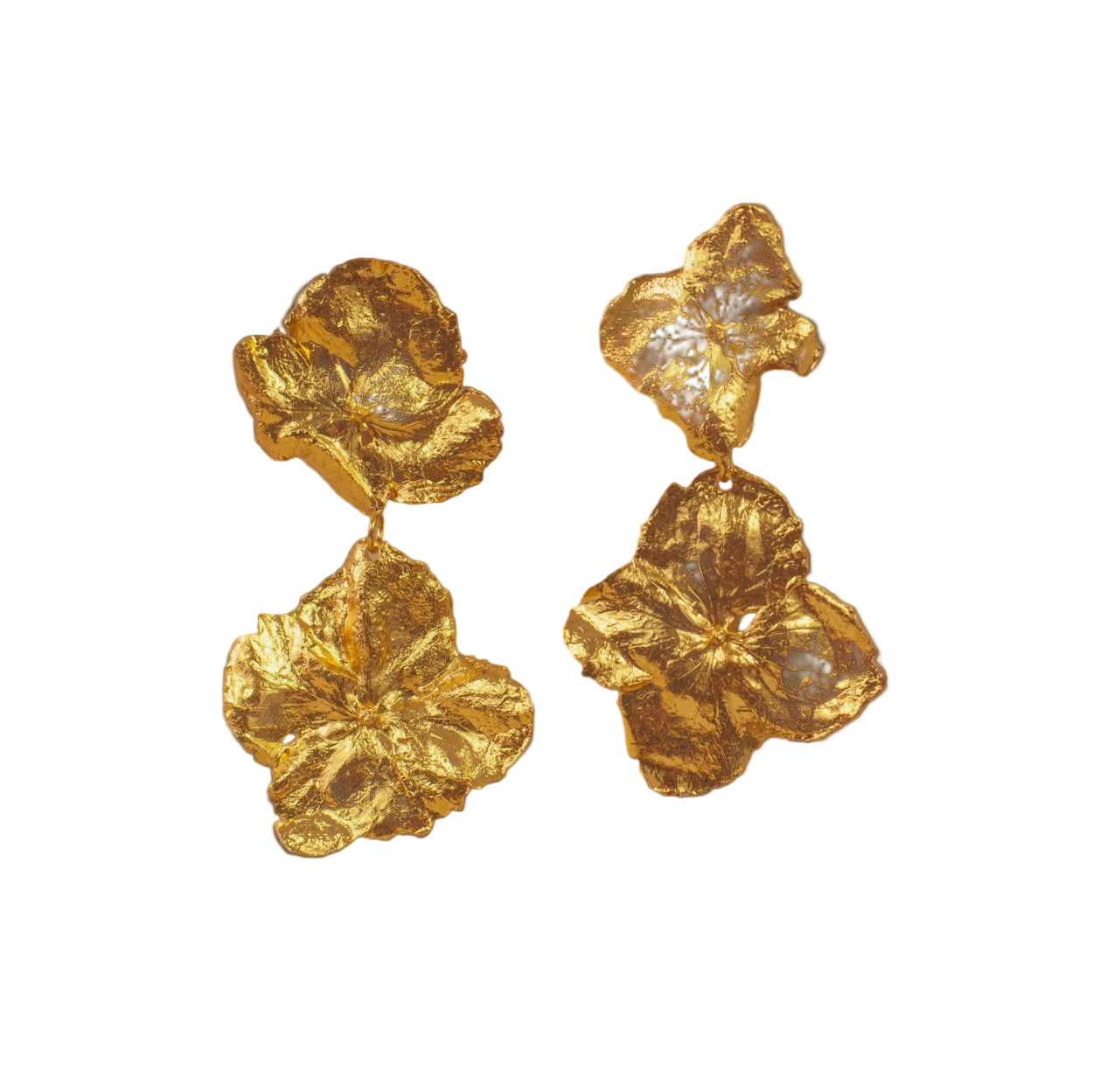 Pendientes Dos Hortensias