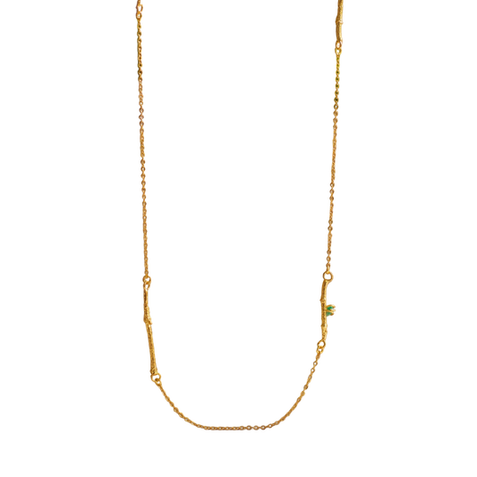 Collar Ramitas Eucalipto Esmeraldas