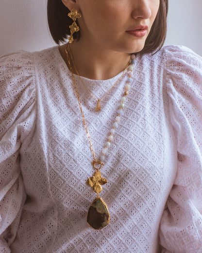 Collar Cuarzos Hortensia