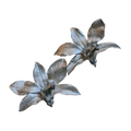 Pendientes Orquidea Dendrobium Plata recicladalogica