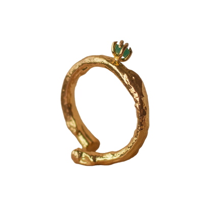 Anillo Ramita Esmeralda