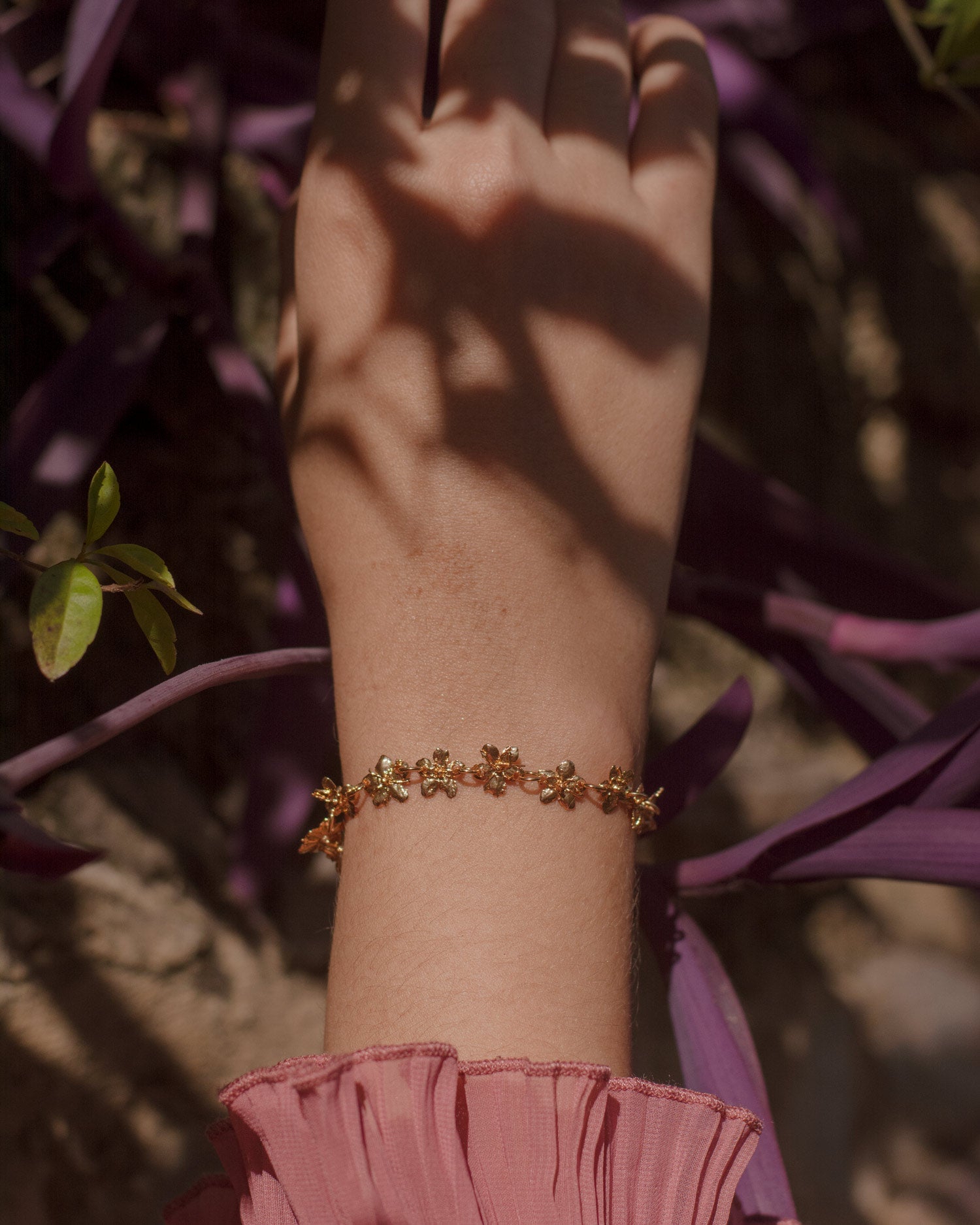 Pulsera Mini Flores Sauco