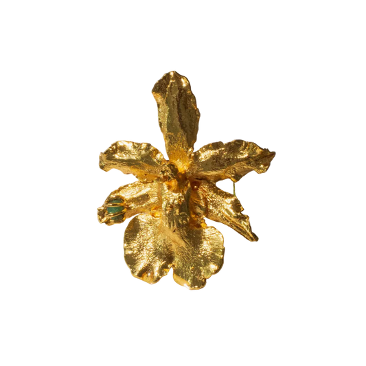 Anillo Orquidea Odontoglossum Esmeralda