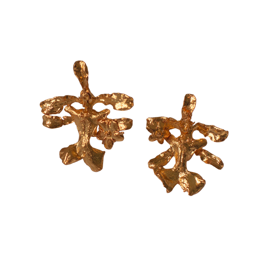 Aretes Topo Orquidea Oncidium