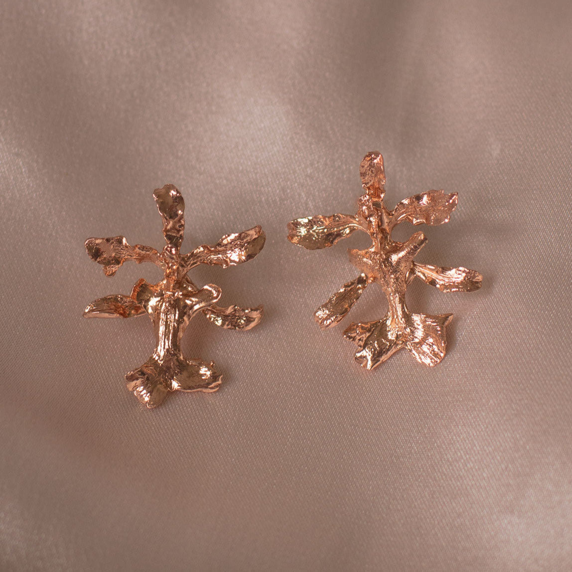 Aretes Topo Orquidea Oncidium