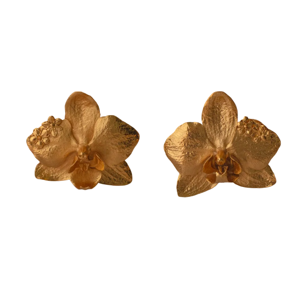 Pendientes Orquidea Phalaenopsis Saucos