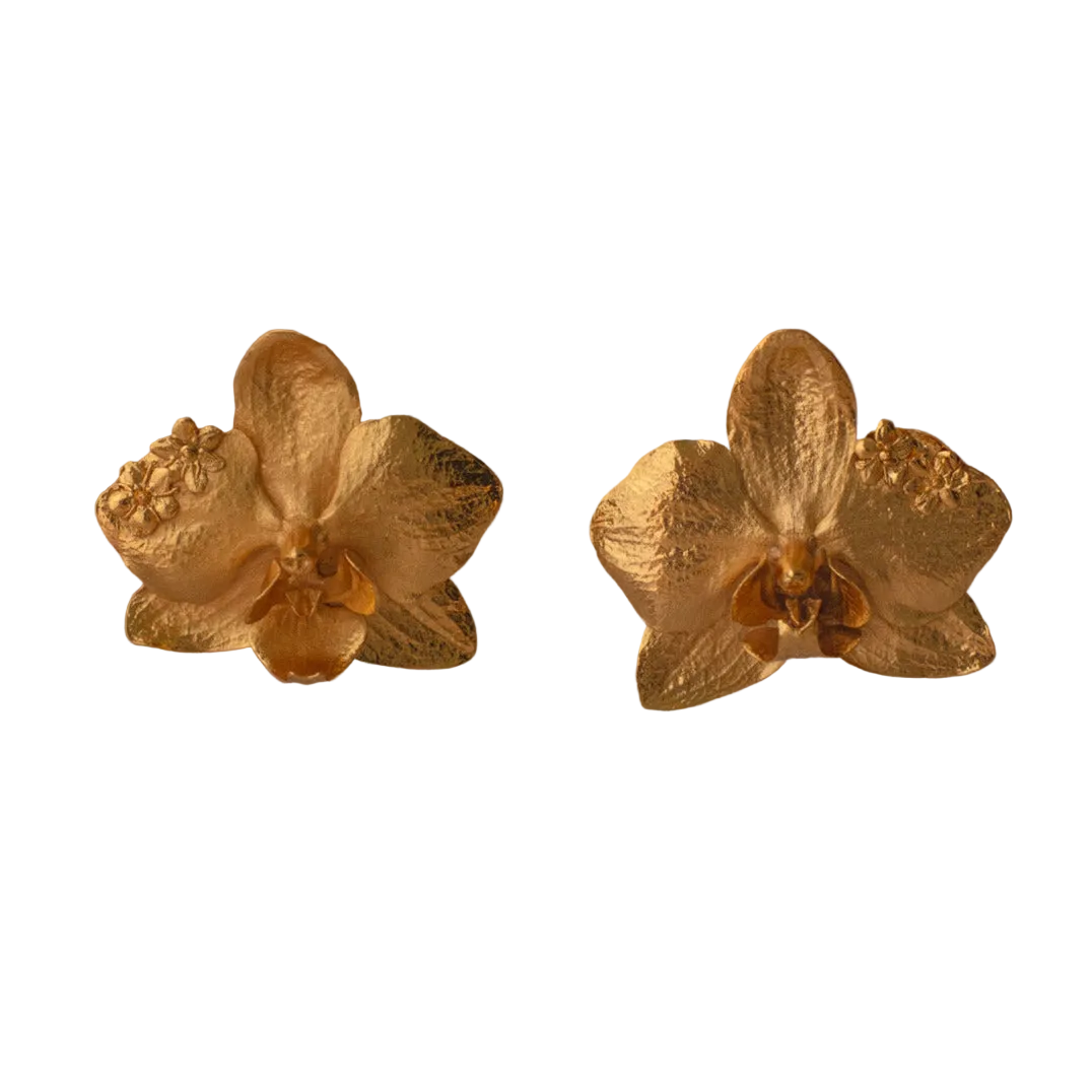 Pendientes Orquidea Phalaenopsis Saucos