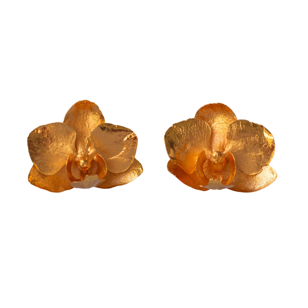 Pendiente de botón Orquidea Phalaenopsis Baby