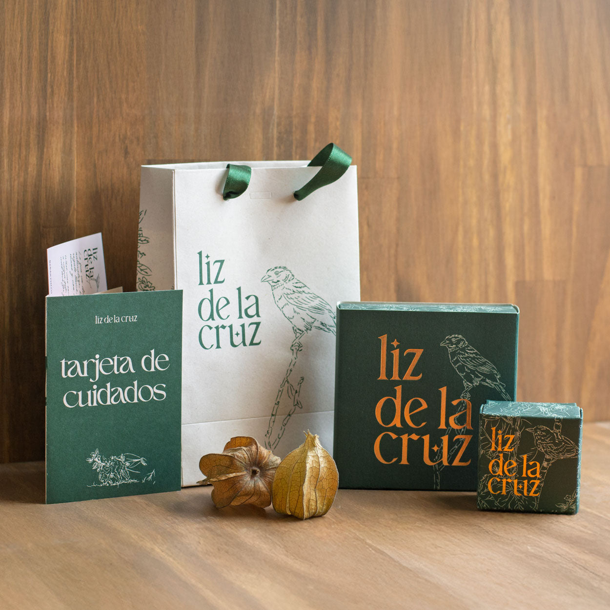 Aretes Topo Hoja Corazon