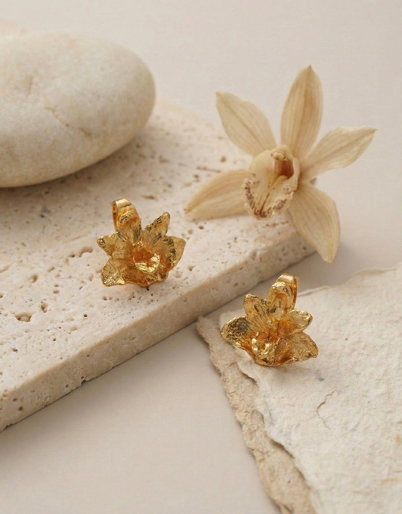 Pendientes Orquidea Maxilaria