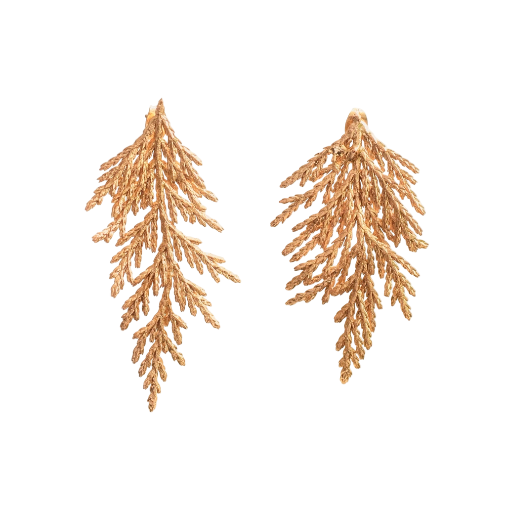 Pendientes Hoja Pino Grande