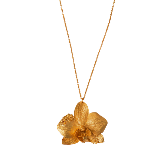 Collar Orquidea Phalaenopsis Sauco