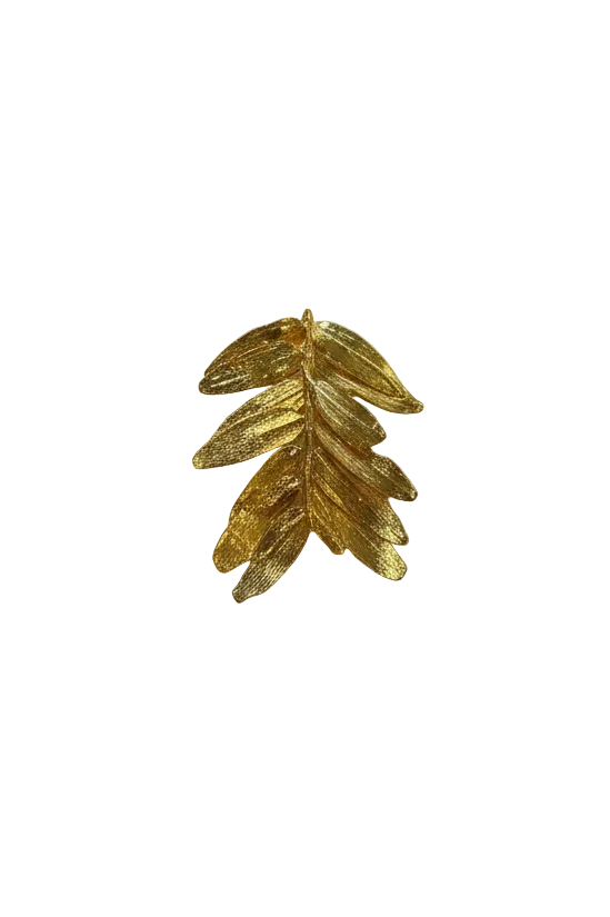 Broche Prendedor Hoja Helecho