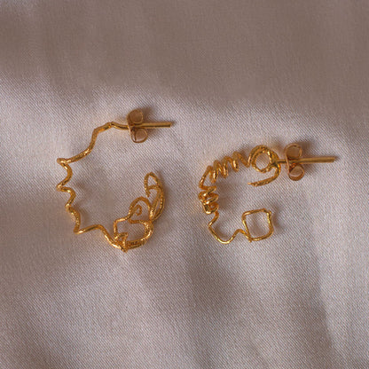 Aretes Candonga Enredadera Medianos