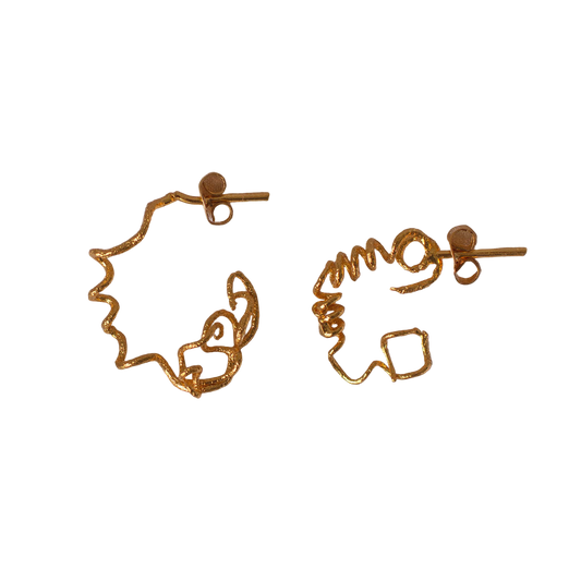 Aretes Candonga Enredadera Medianos