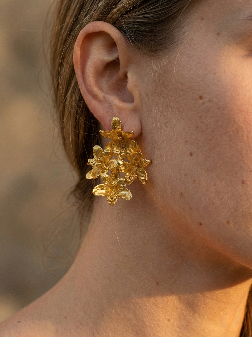 Pendientes Multi Orquidea Maxilaria