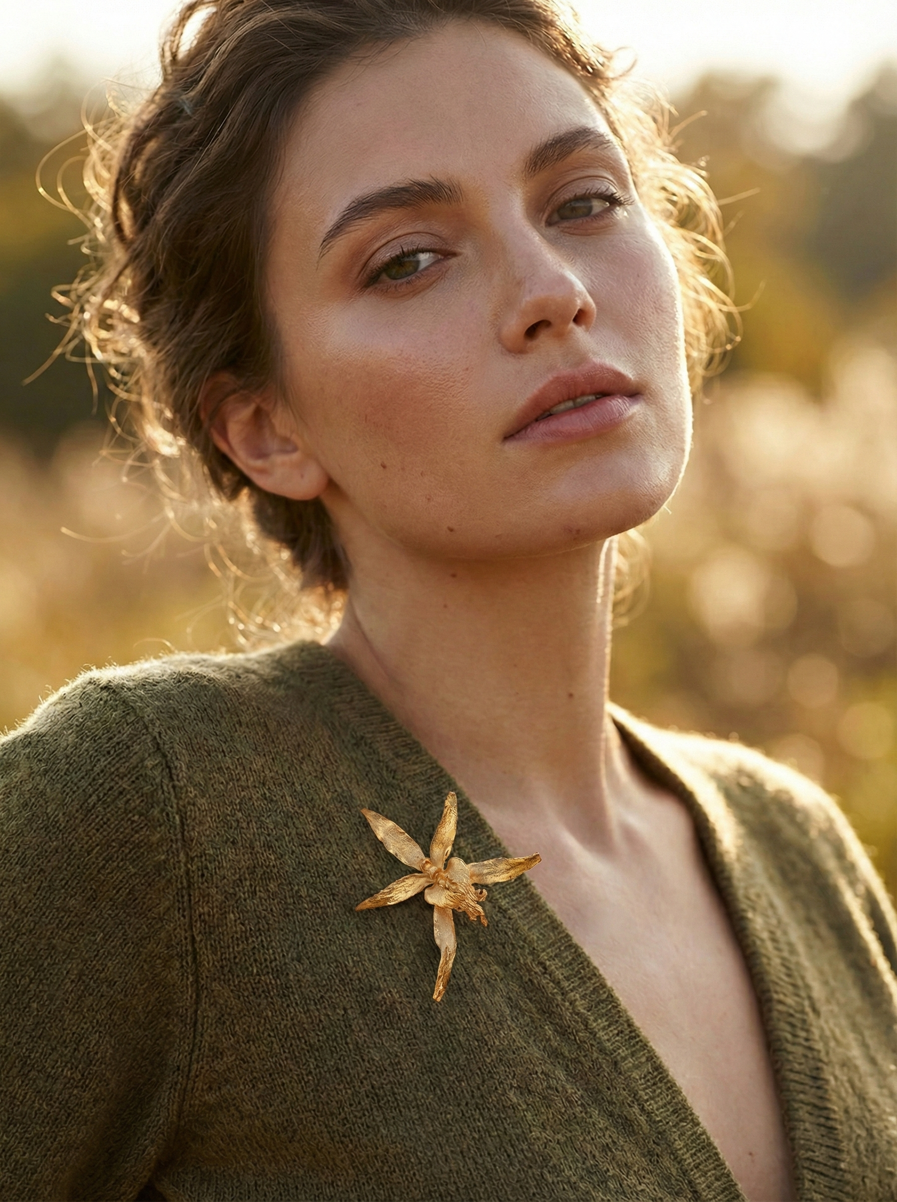 Broche Orquidea Brassia