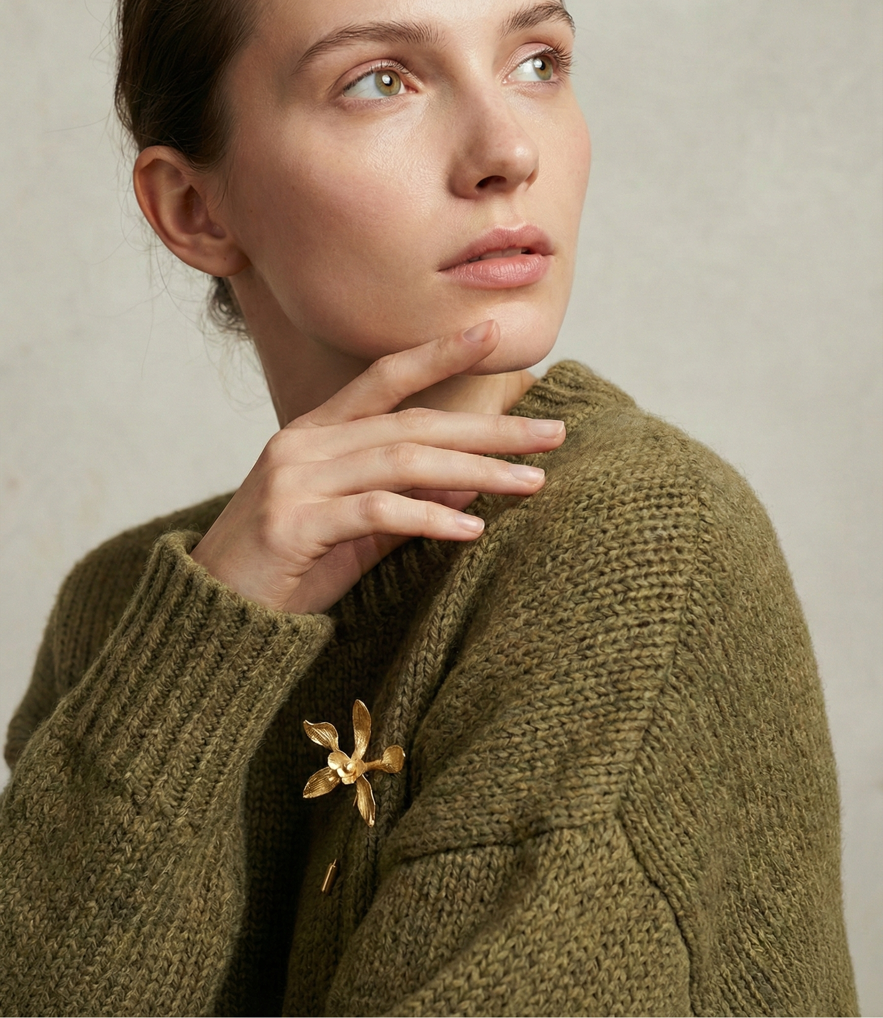 Broche Orquidea Encyclia Oncidioides