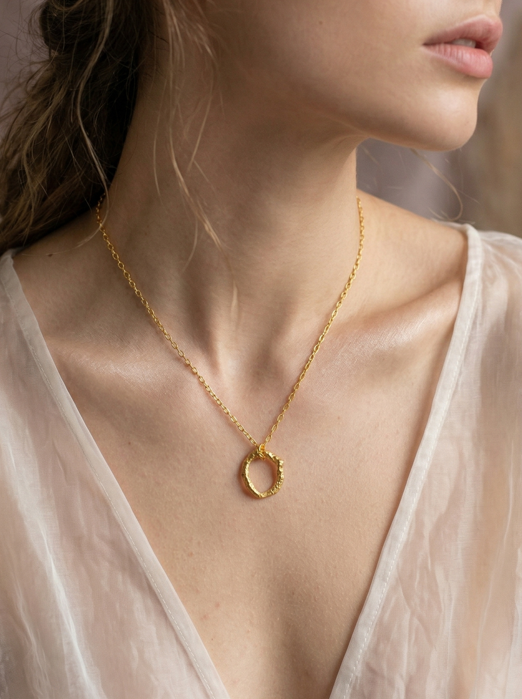 Collar Gargantilla Aro Ramita Palma